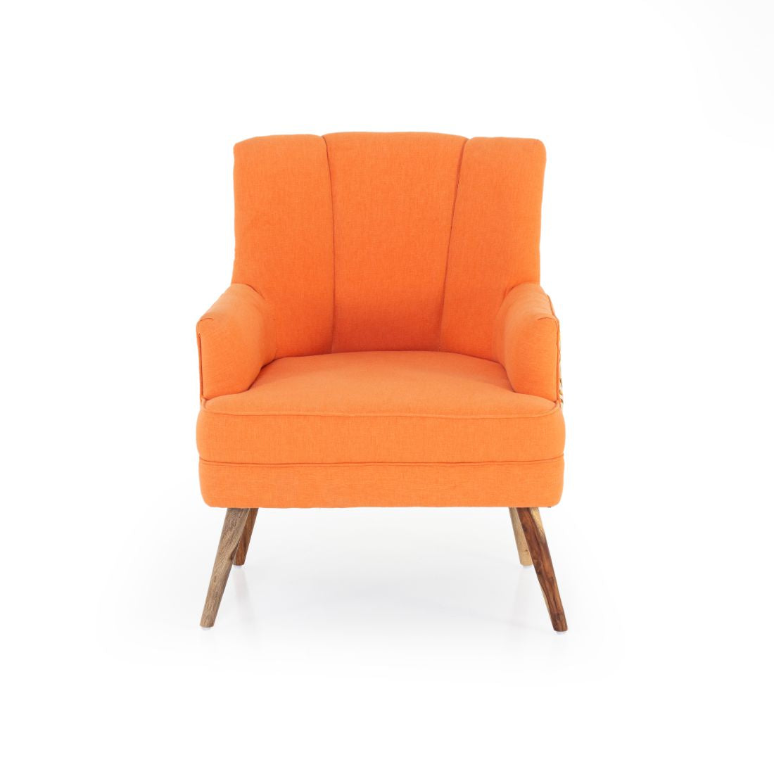 Orange discount accent chair