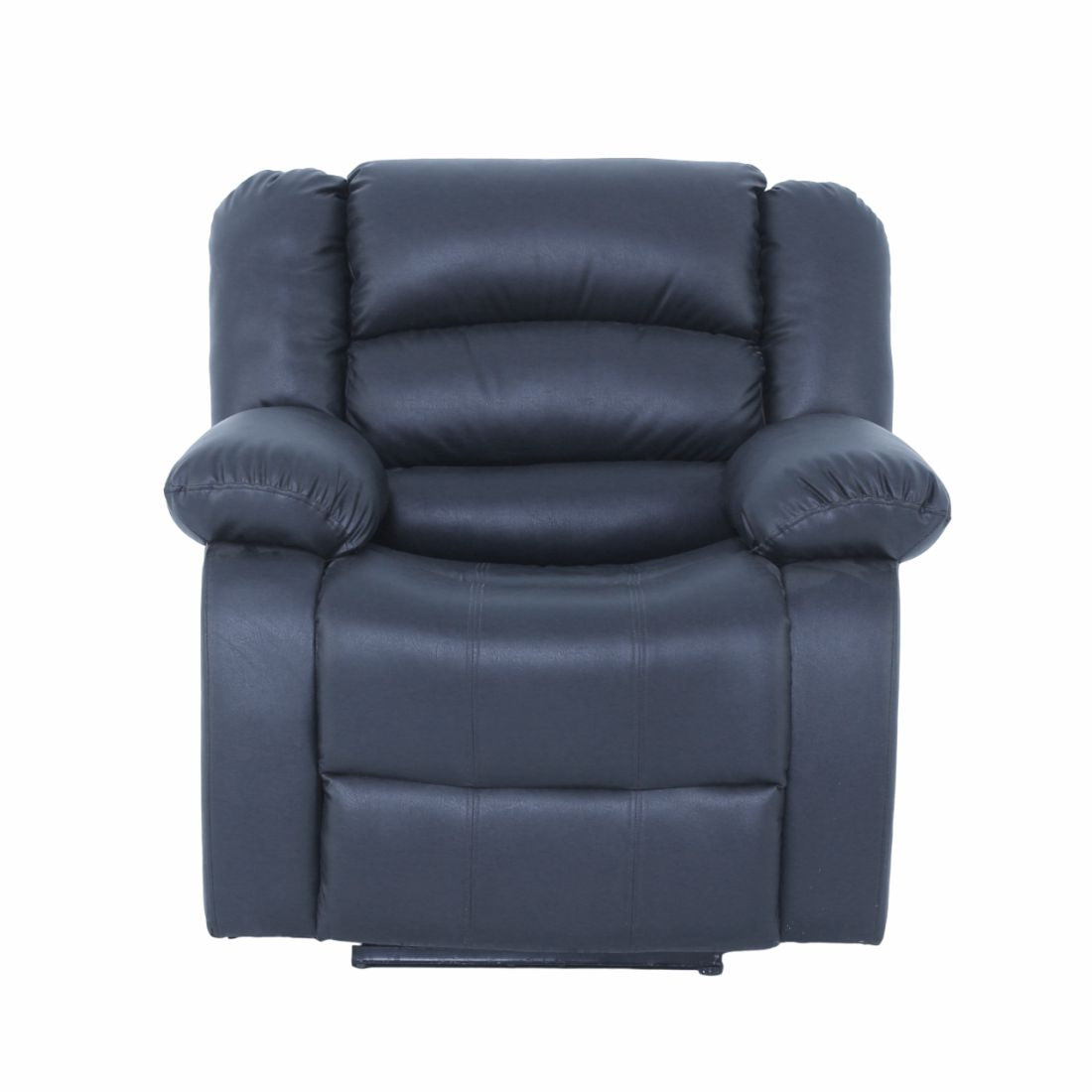 Alexandra Leatherite Recliner In Black Colour