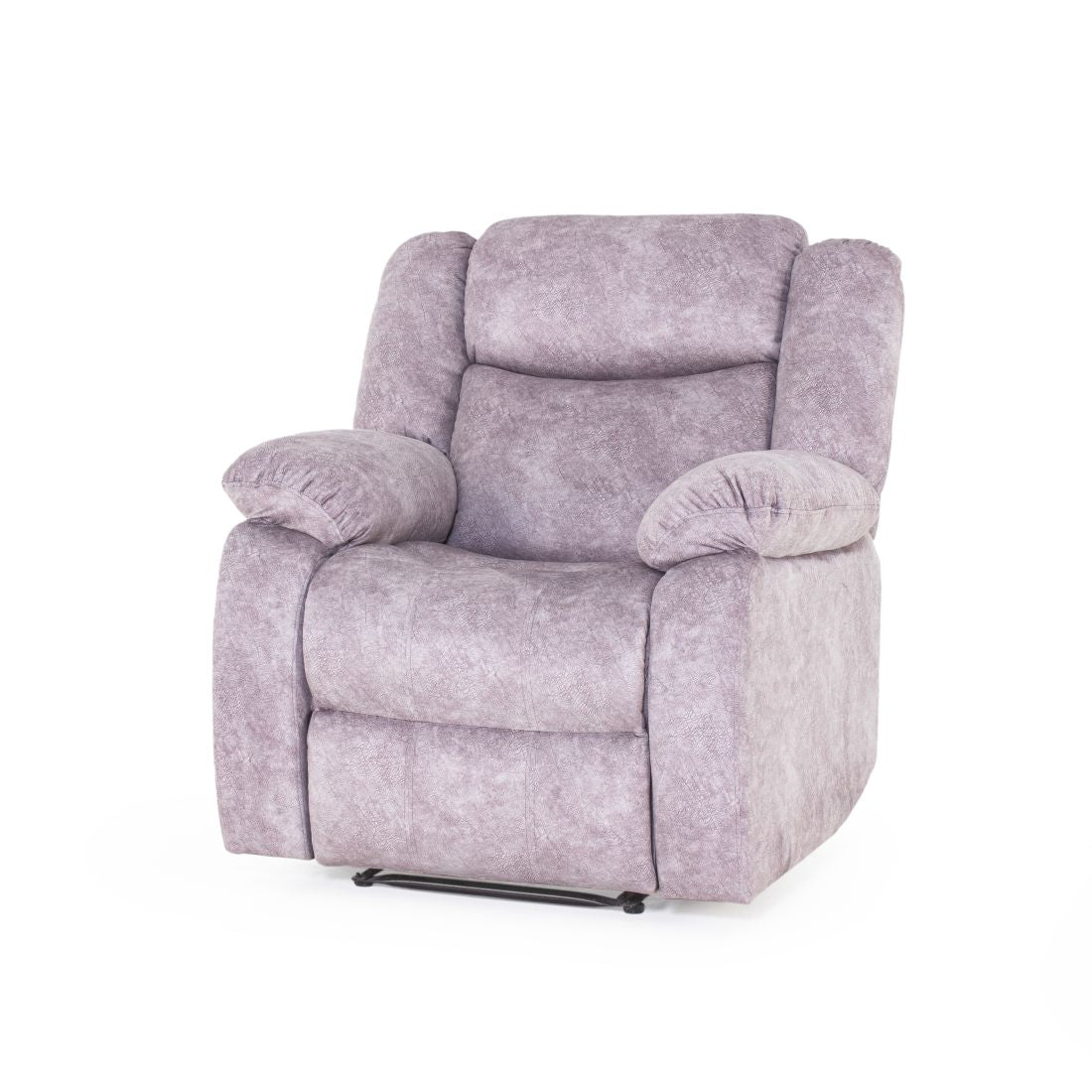 Costa Suede Recliner Sofa In Grey Colour