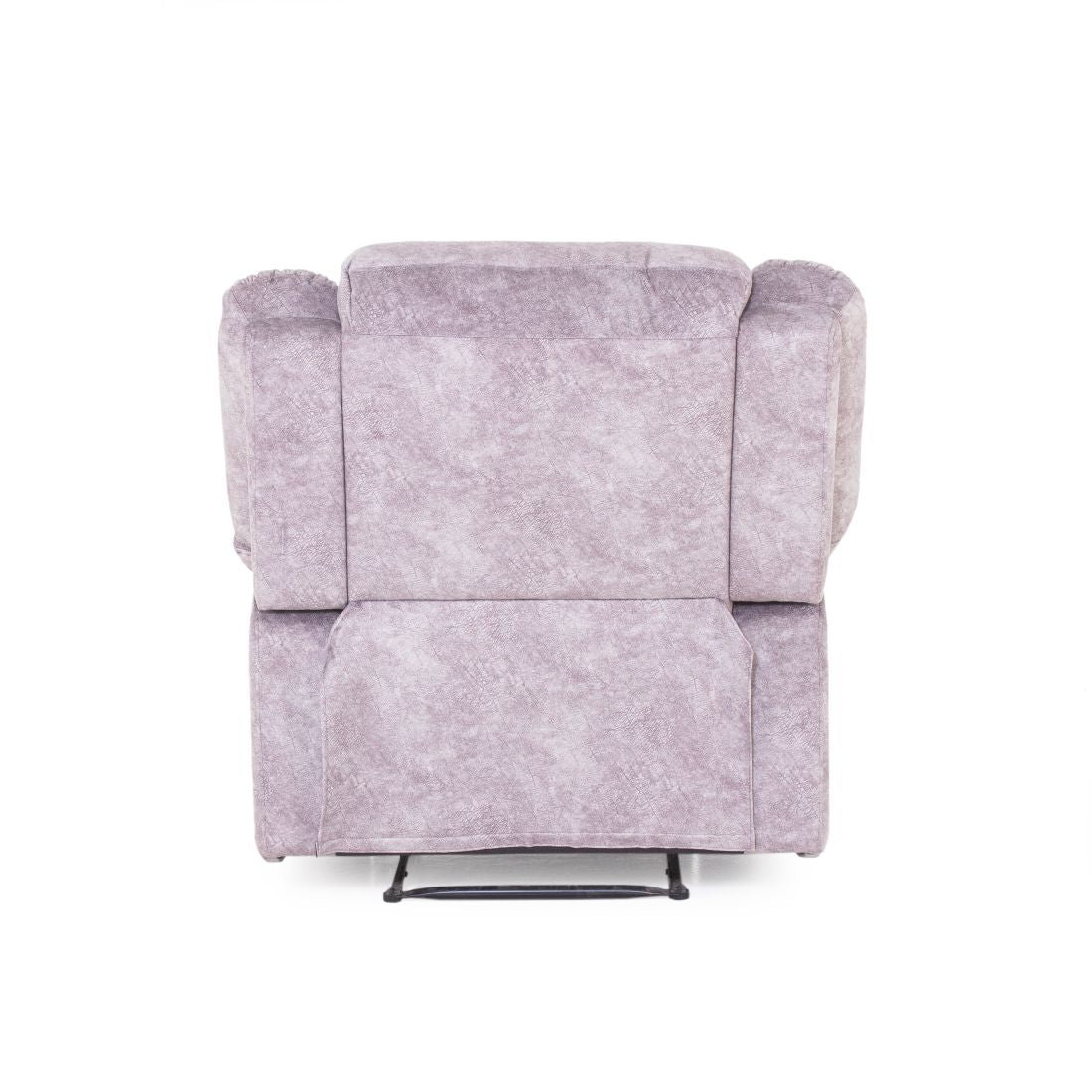 Costa Suede Recliner Sofa In Grey Colour