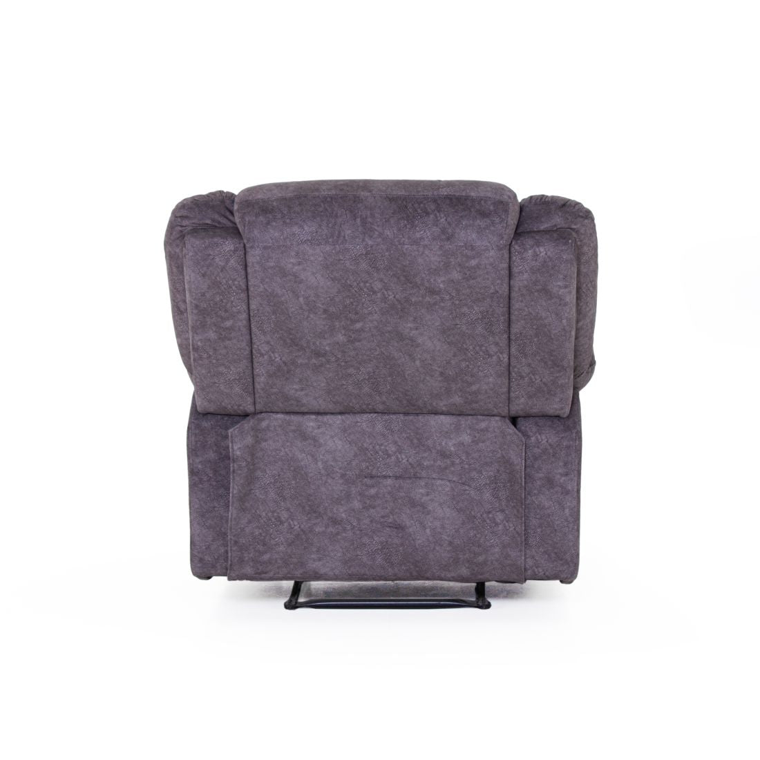 Costa Suede Recliner Sofa In Grey Colour