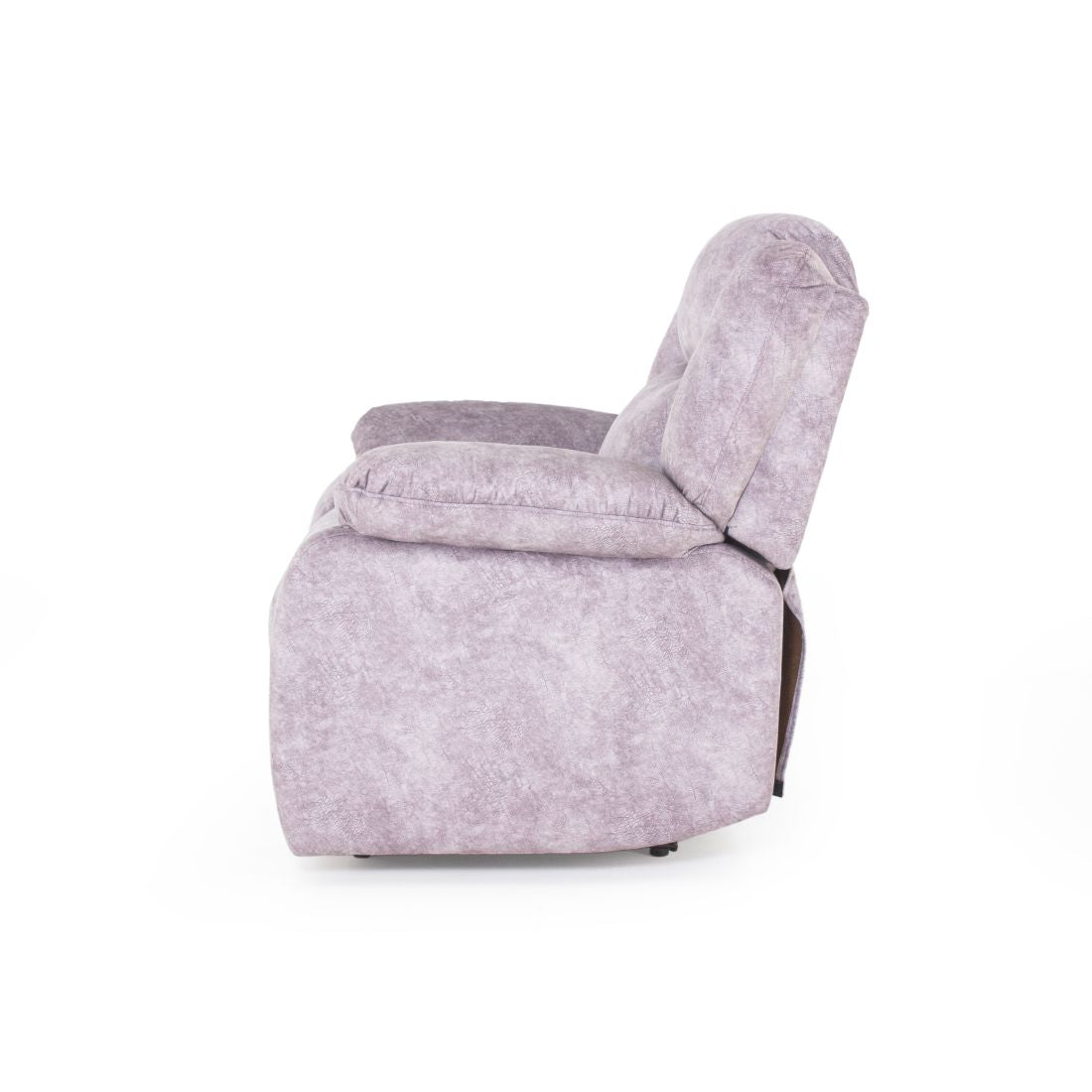 Costa Suede Recliner Sofa In Grey Colour