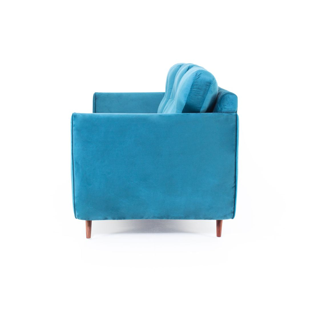 Eden 3-Seater Velvet Sofa In Teal Green Colour