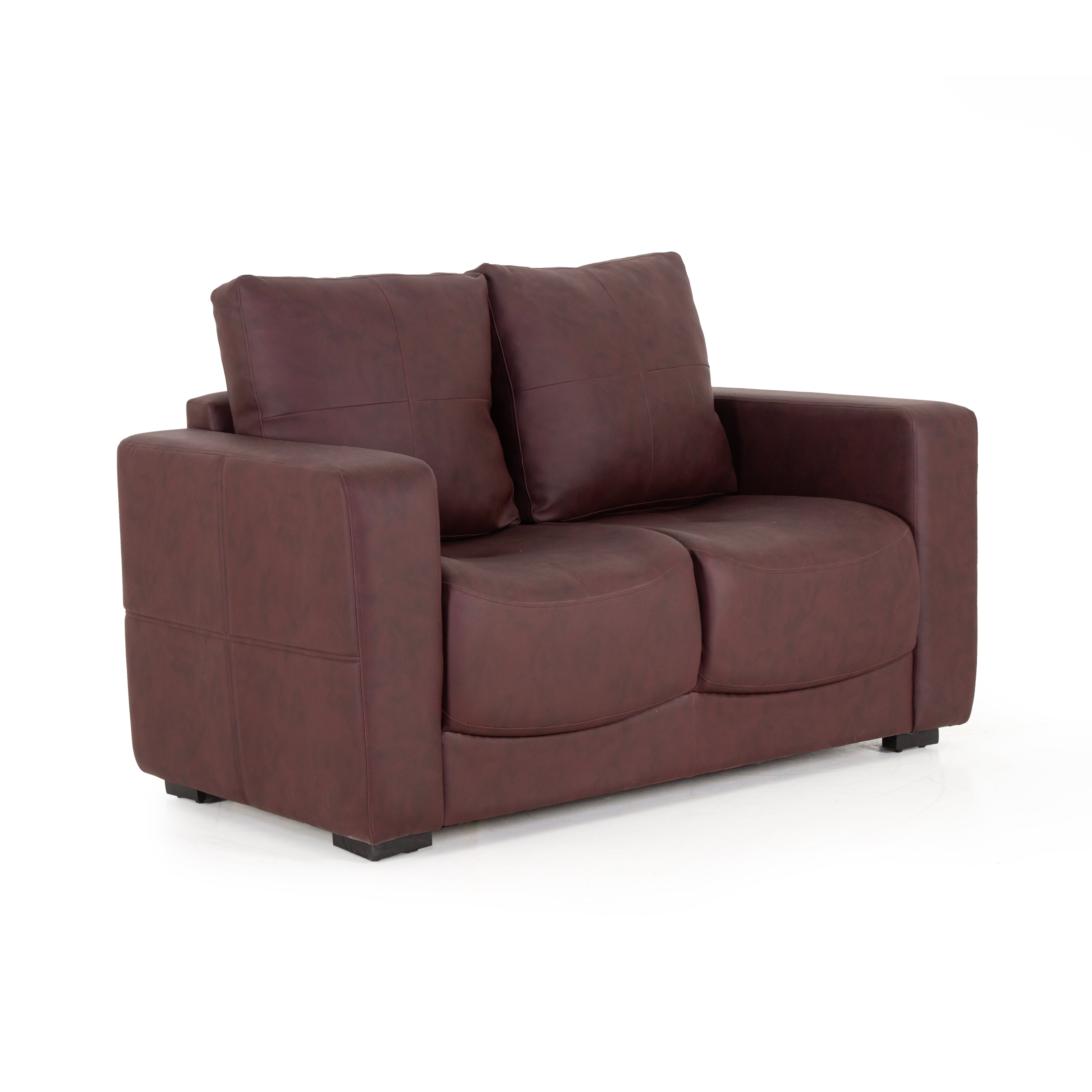 Peachtree Orchid Two Seater Seater Sofa Letherite (Brown)