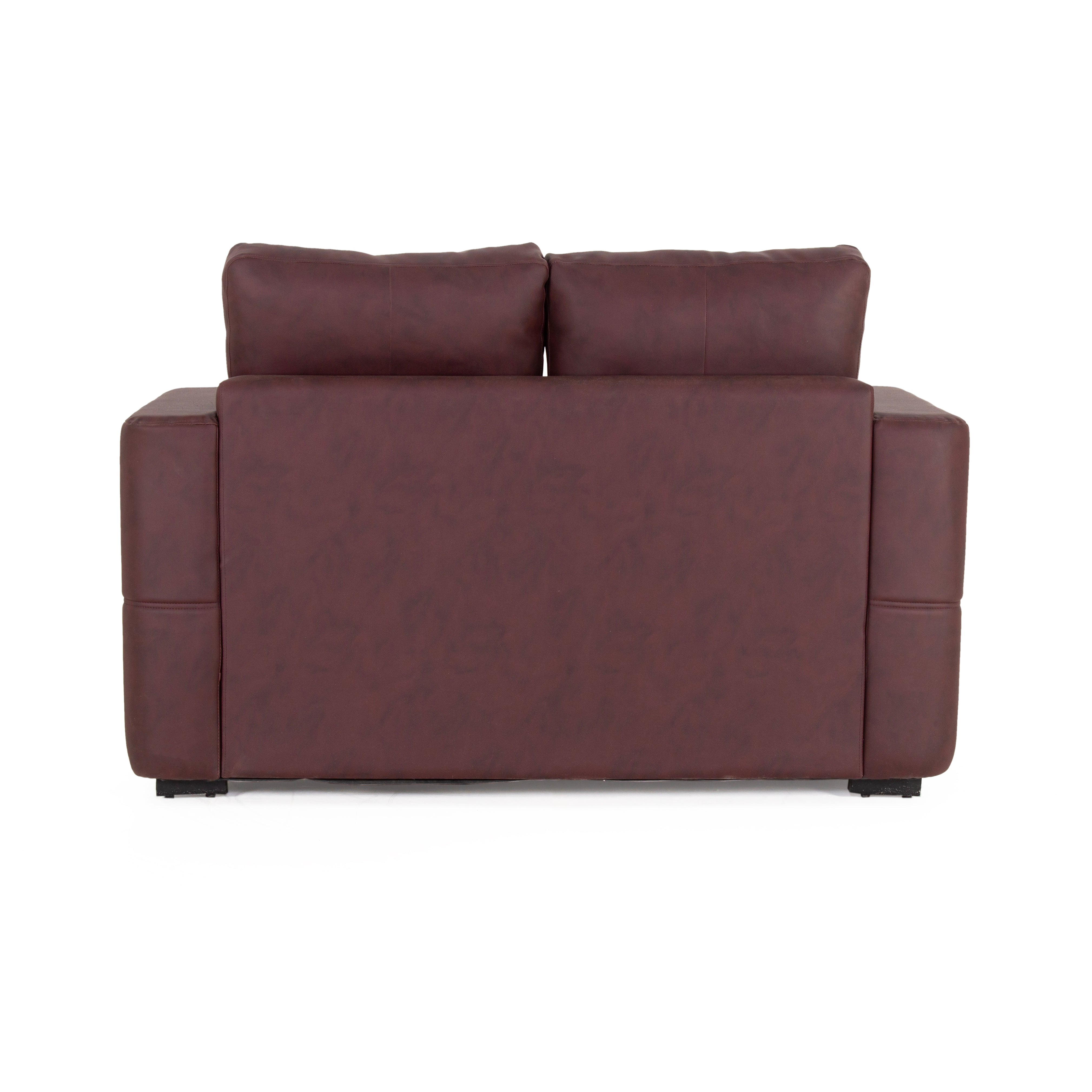 Peachtree Orchid Two Seater Seater Sofa Letherite (Brown)