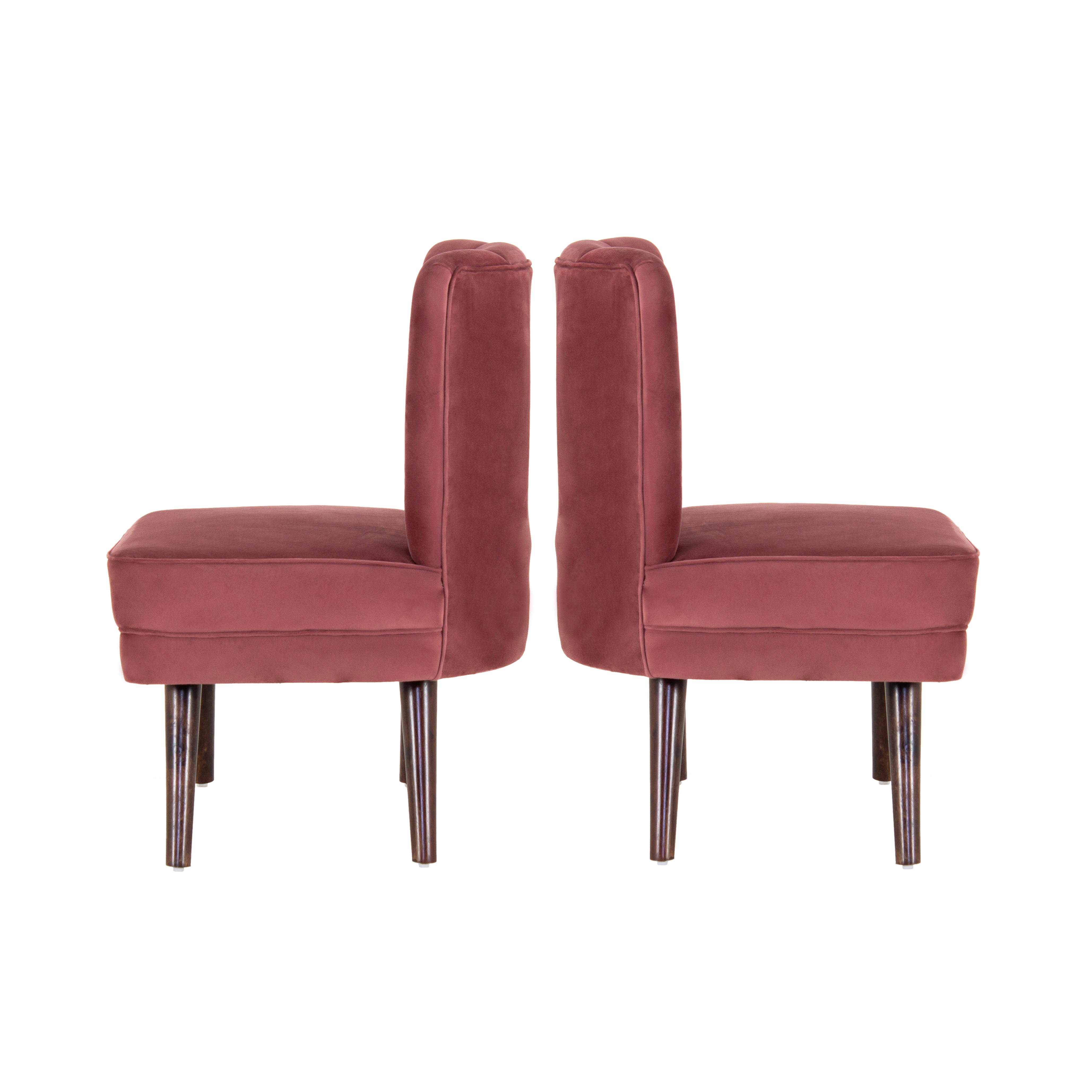 Rochllee Suede Velvet Chair For Living Room (Set Of 2)