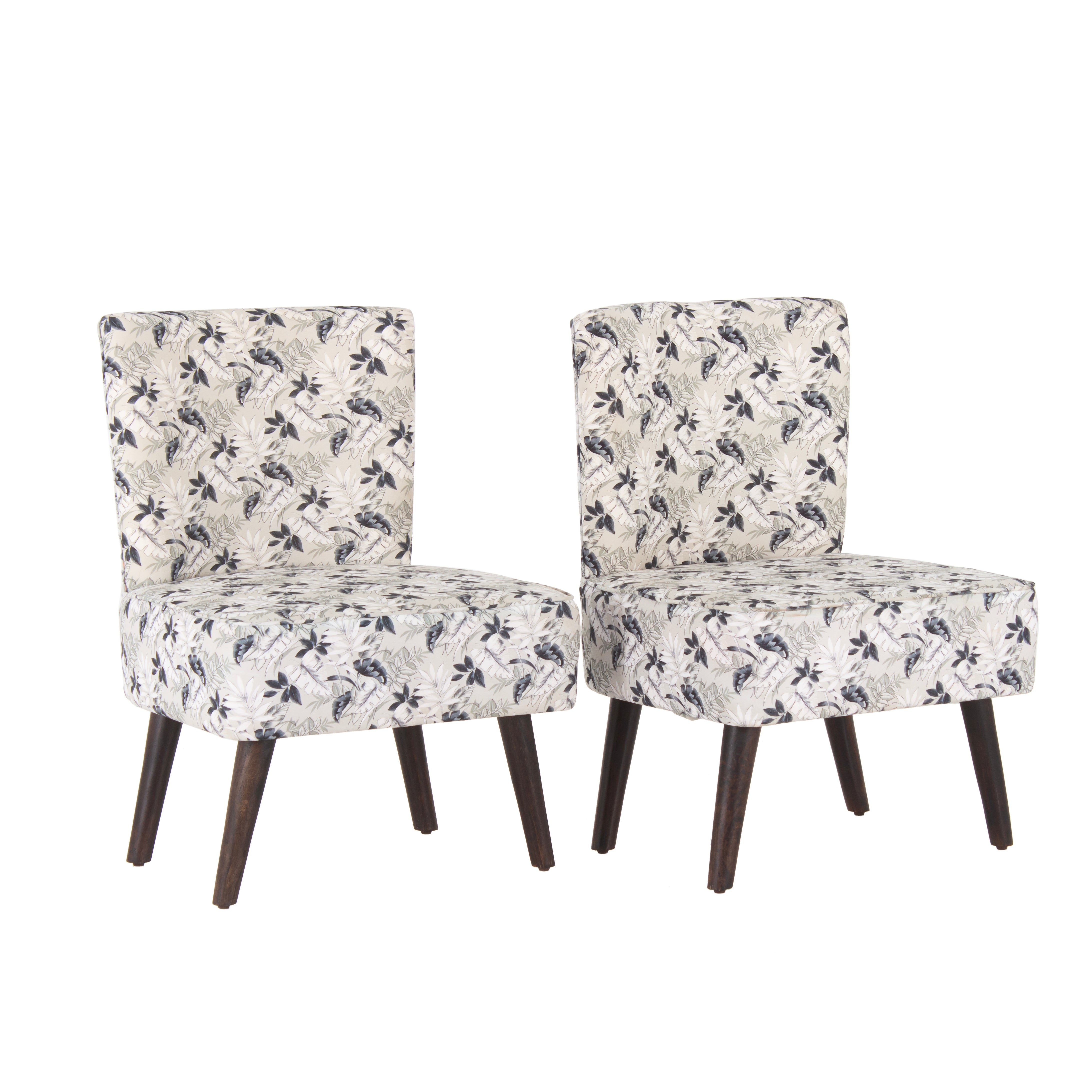 Hellena Cotton Chair For Living Room (Set Of 2)