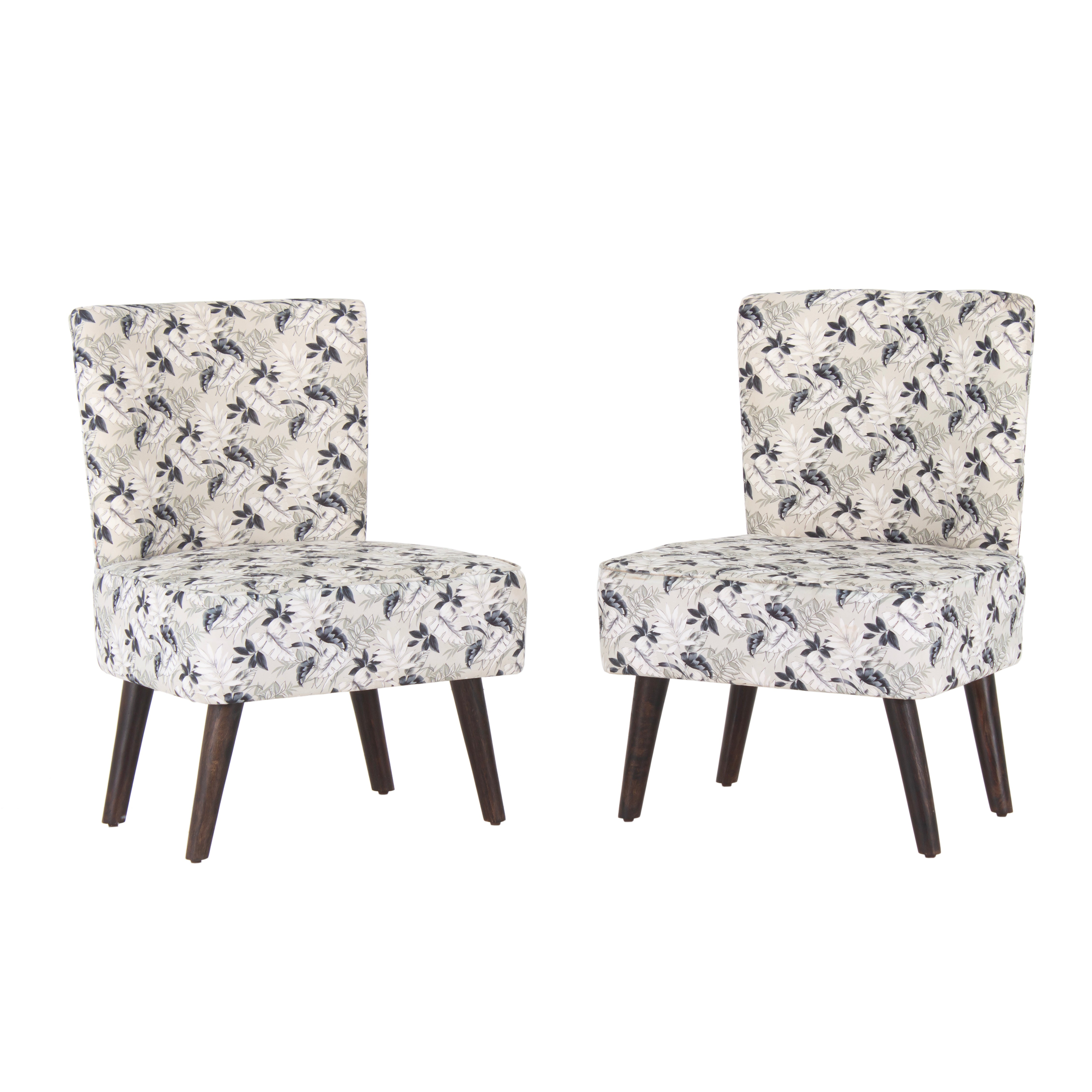 Hellena Cotton Chair For Living Room (Set Of 2)