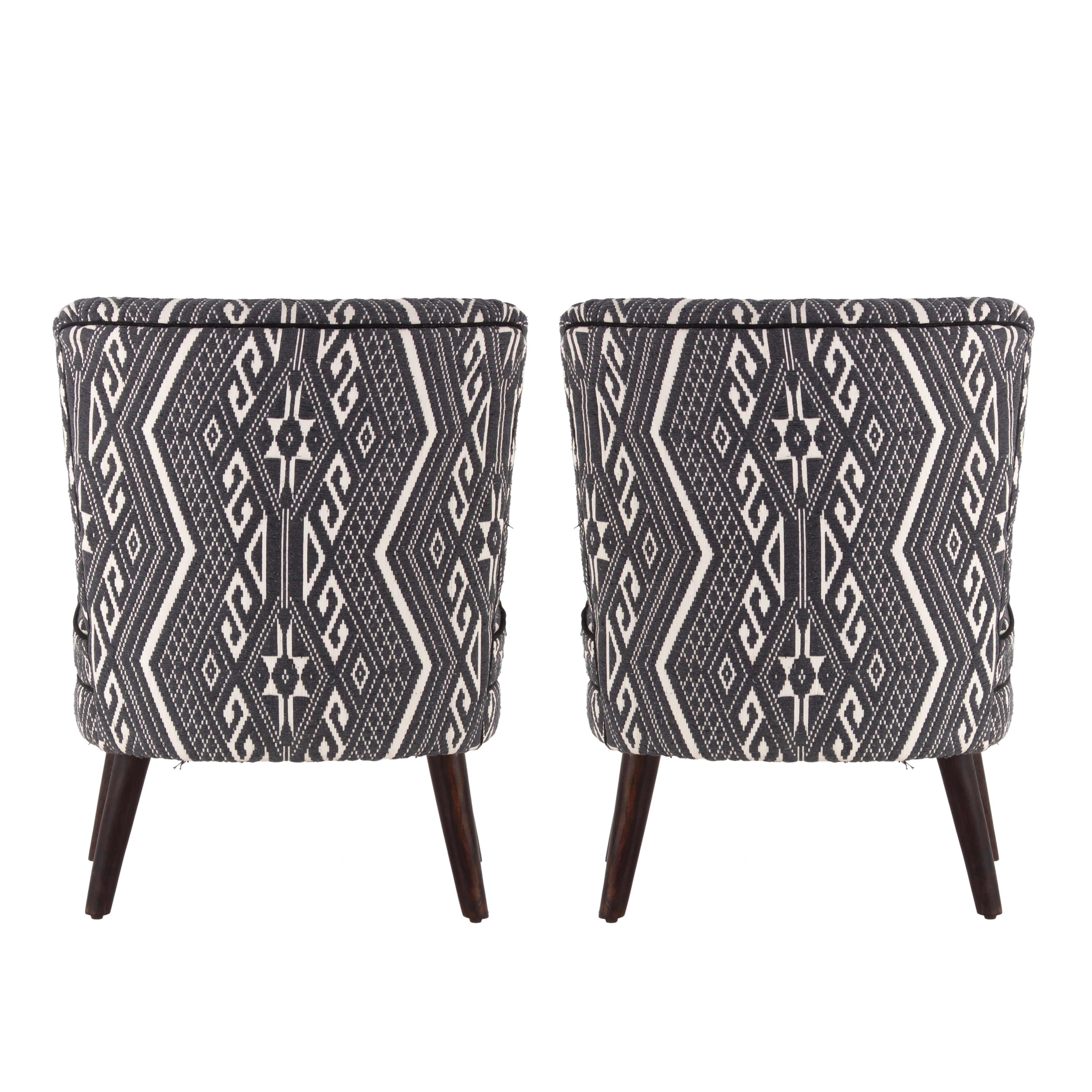 Rochllee Suede Velvet Chair For Living Room (Set Of 2)