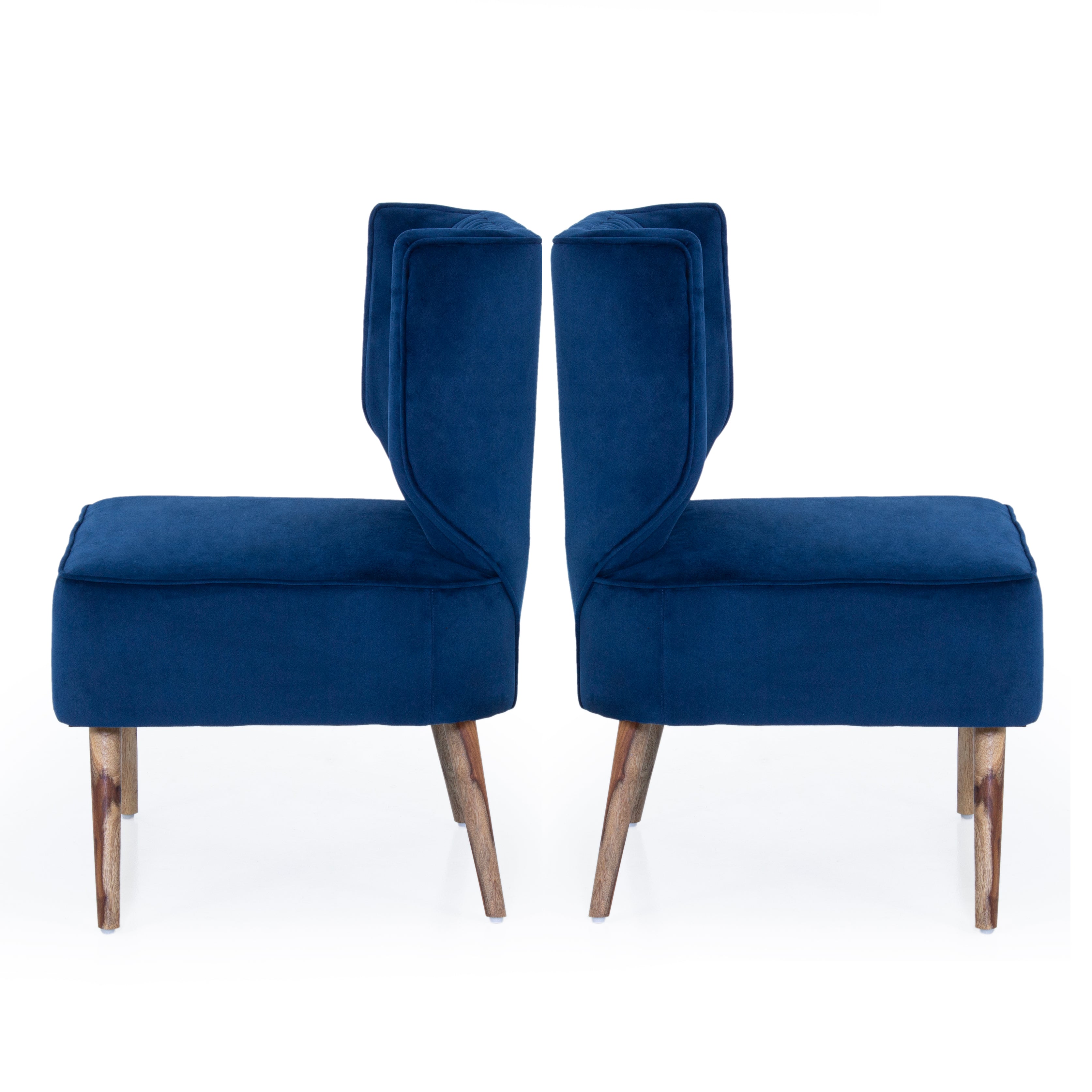 Gravity Velvet Chair For Living Room (Set Of 2)