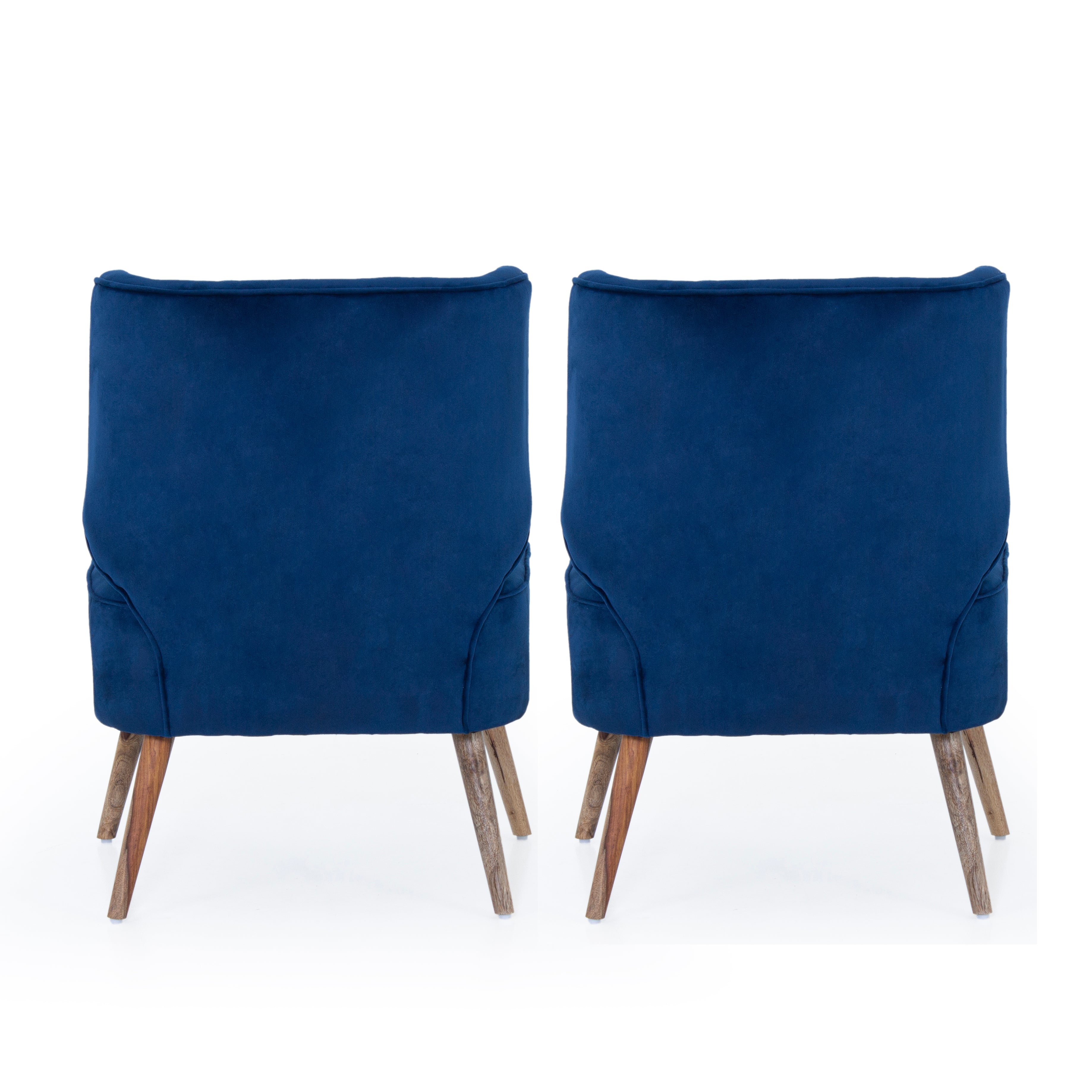 Gravity Velvet Chair For Living Room (Set Of 2)